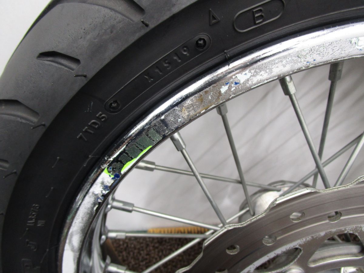 Dトラッカー125 フロントホイール ディスク A5606 LX125D カワサキ LX125CE D-TRACKER 動画有 FI インジェクション BRIGHTFACE_UK