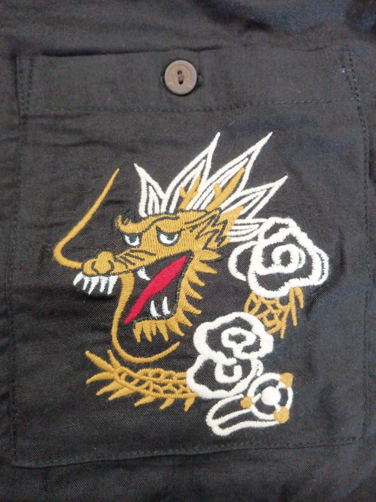 吉セ34○HOUSTON○ヒューストン○半袖シャツ○スカシャツ○刺繍