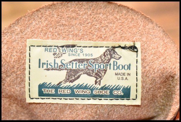 9.5E 箱付 未使用 犬タグ復刻 23年】レッドウィング 8875 アイリッシュ