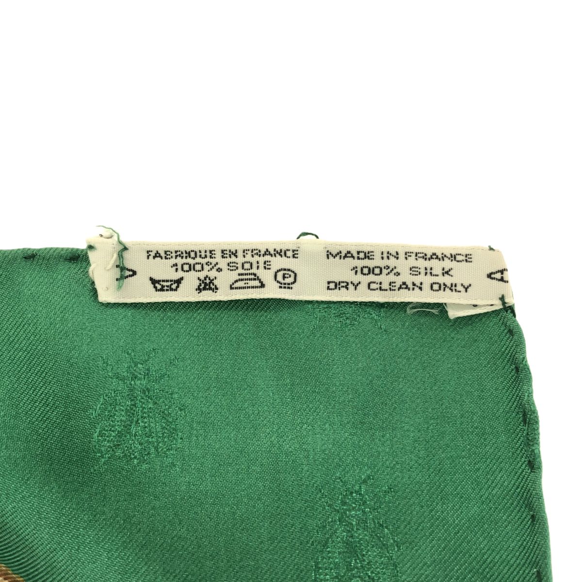 エルメス HERMES スカーフ カレ90 NAPOLEON ナポレオン グリーン