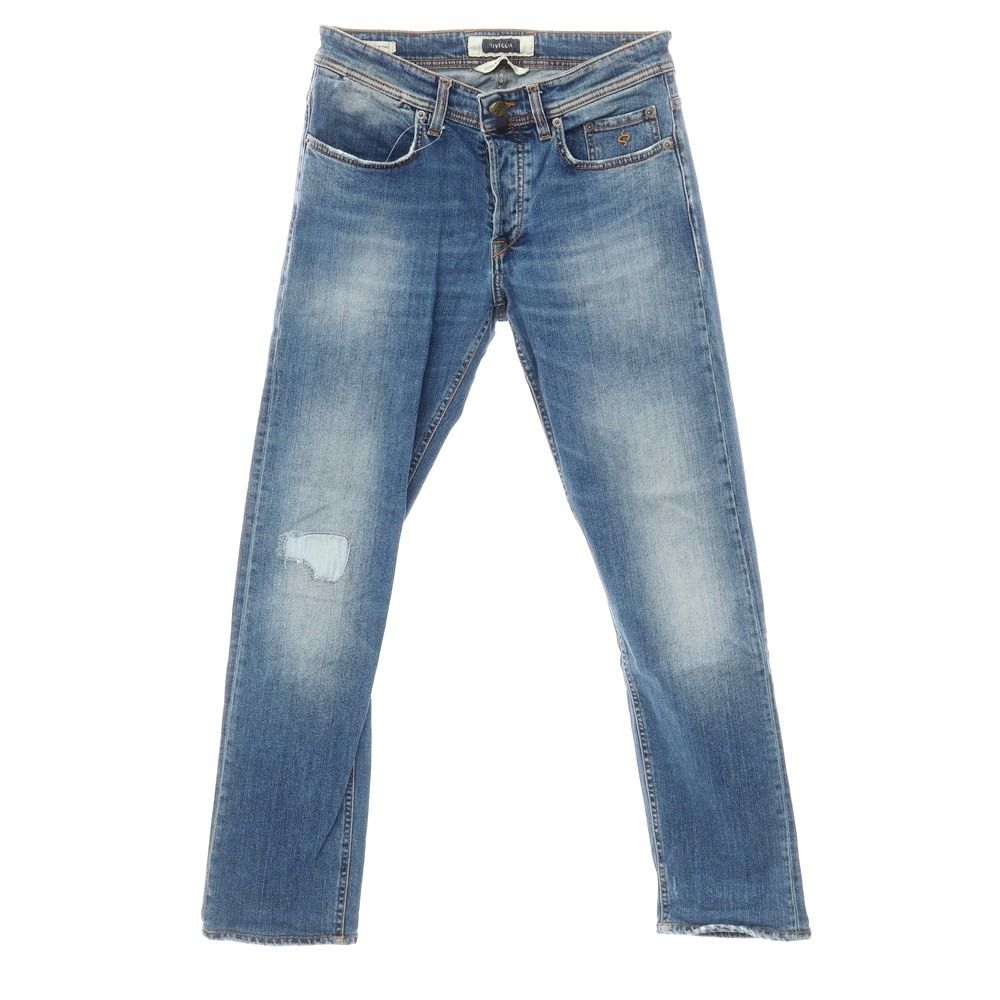 【中古】シビリア SIVIGLIA ストレッチデニム デニムパンツ ジーンズ ブルー【サイズ31】【メンズ】