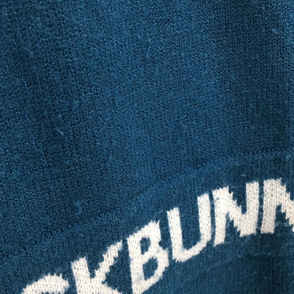 JACK BUNNY ジャックバニー ハイネック ニットワンピース 2 ゴルフ ジャックバニー ハイネックニットワンピース グリーン×白 ネックロゴ