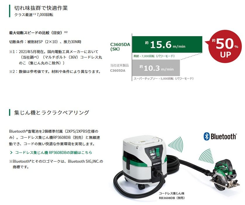 ハイコーキ C3605DA