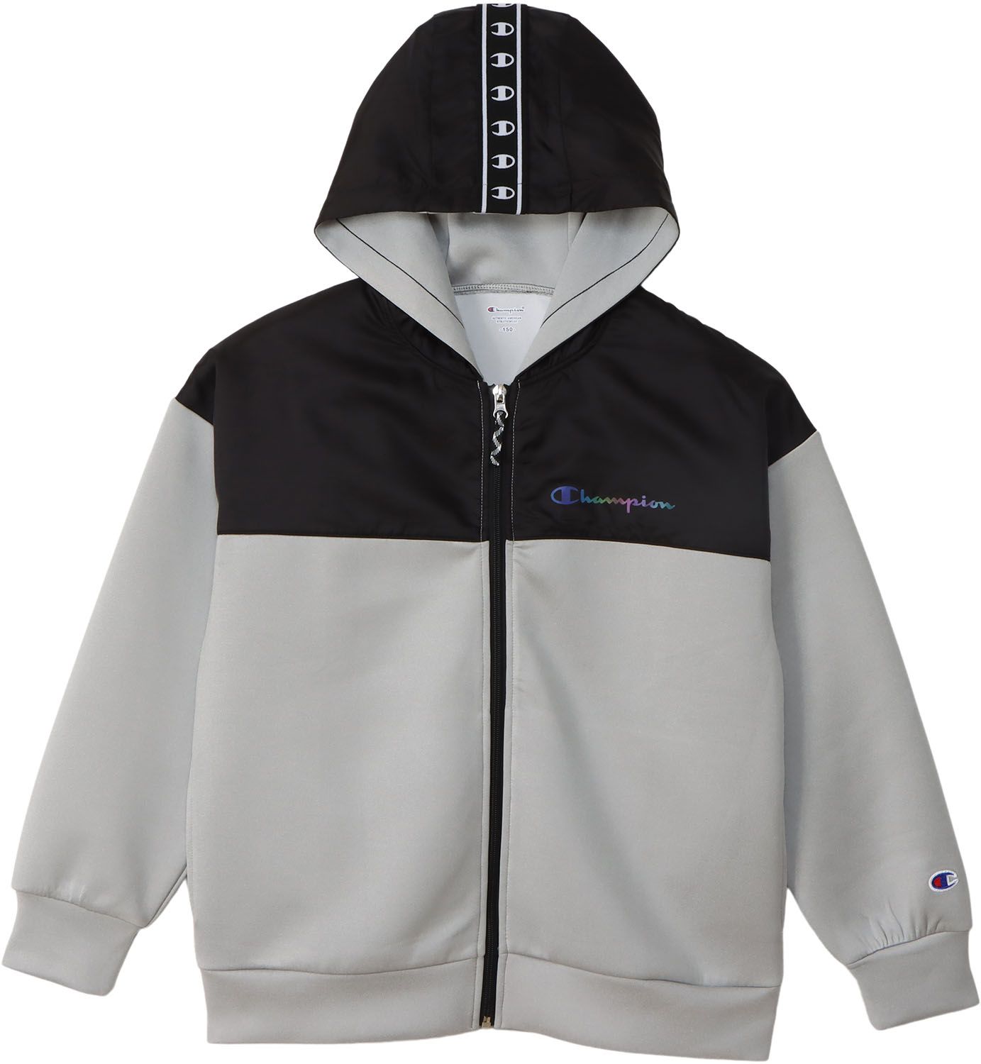チャンピオン Champion キッズ ジップフーデッドスウェットシャツ CKYS102 655 オリーブ