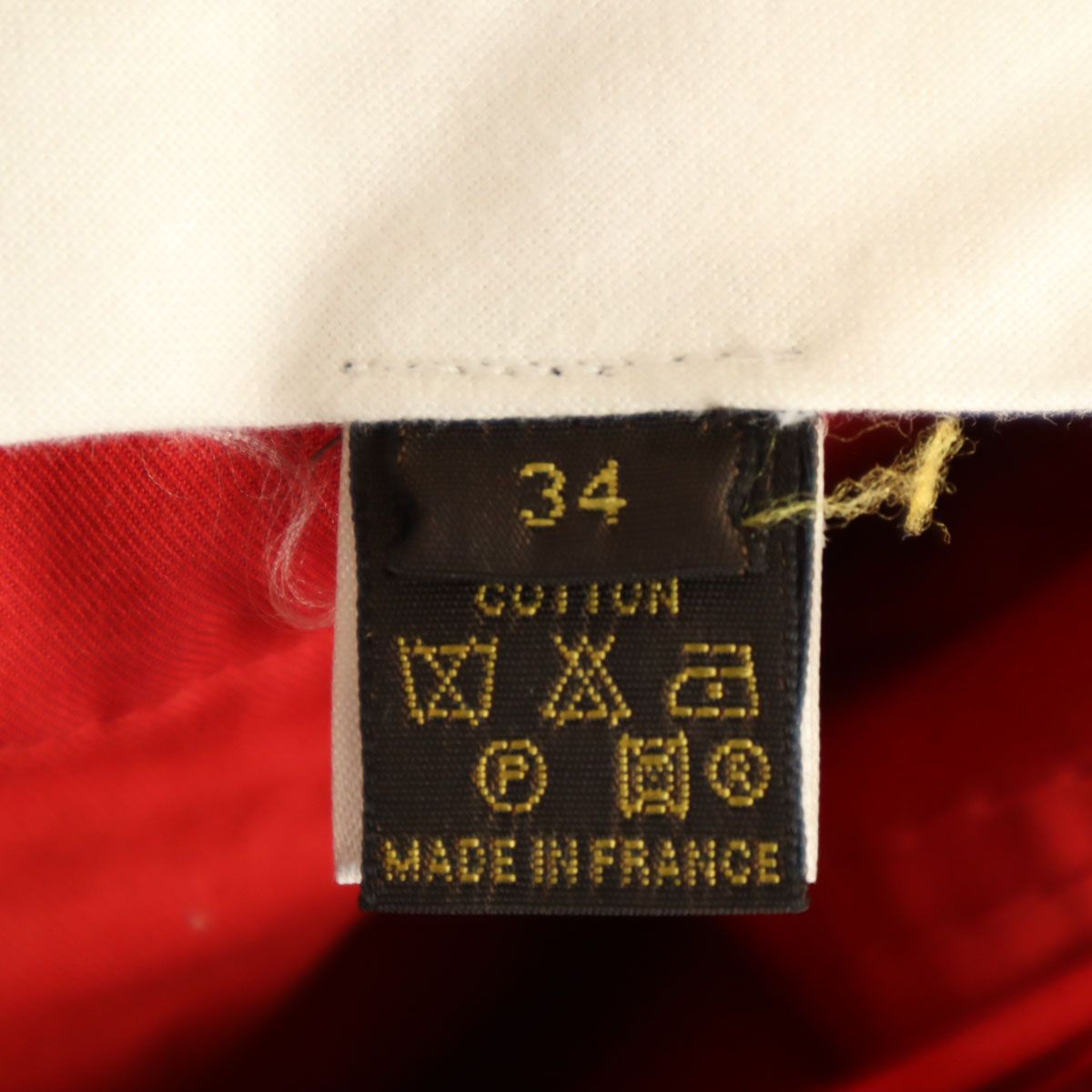 LOUIS VUITTON ルイヴィトン フランス製 ミモレ丈 タイトスカート 34