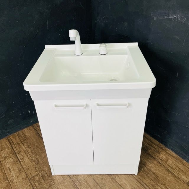 TOTO 洗面化粧台 トートー Vシリーズ LDPB060BAGEN2A 洗面台 TLS05302J 台付シングル混合水栓付 ホワイト 住宅設備 | 514386