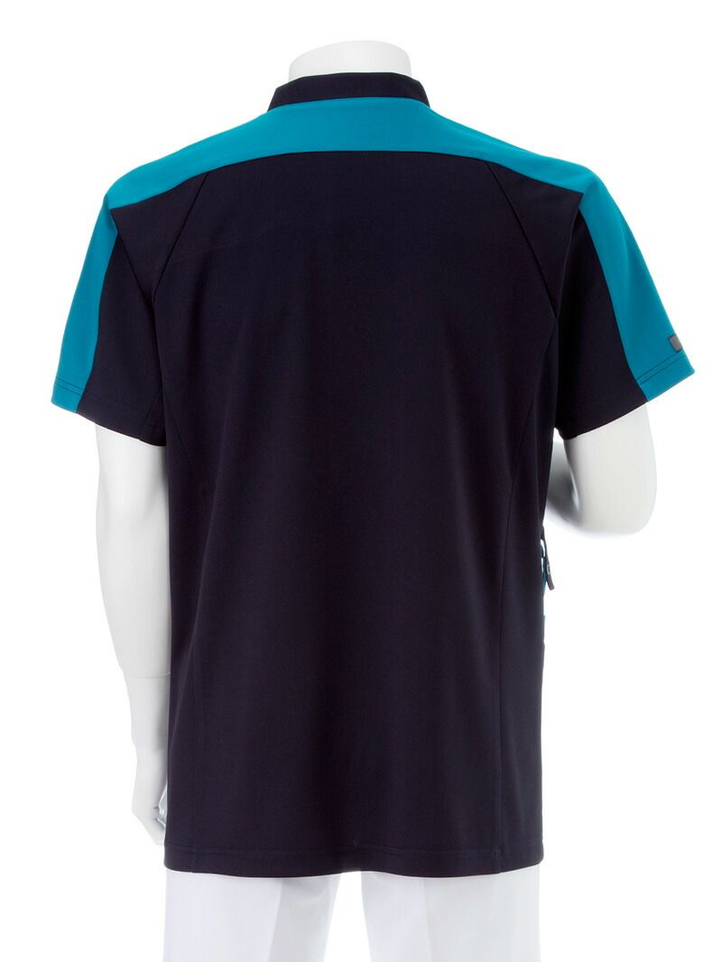 ナガイレーベン 男子スクラブ RF-5197 ネイビー ピンク