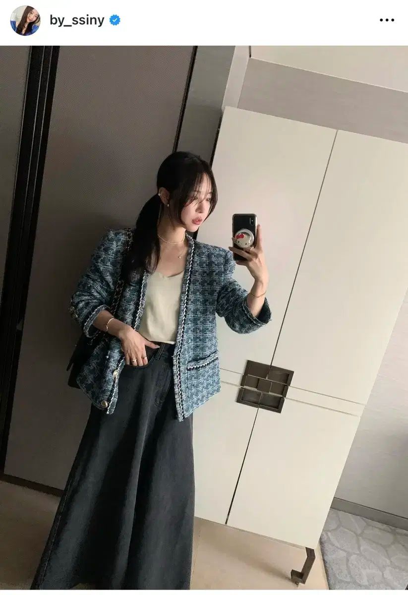 バイシーニー ココフェアー ツイード ブルー