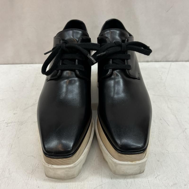 ステラマッカートニー エリスレザー 厚底 シューズ 黒色 美品