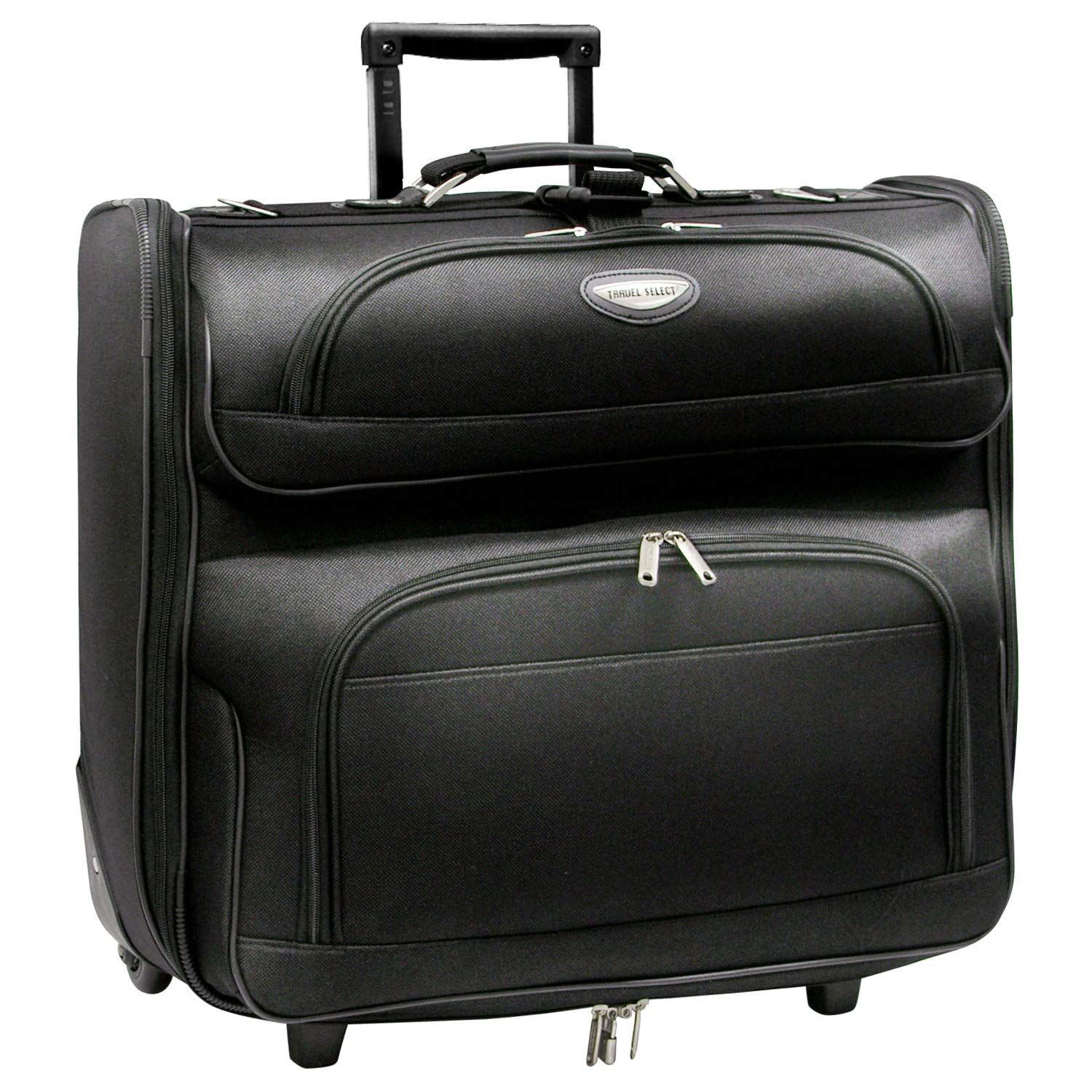 Amsterdam Business TS6944K Rolling Garment Choice Bag in Travelers Black