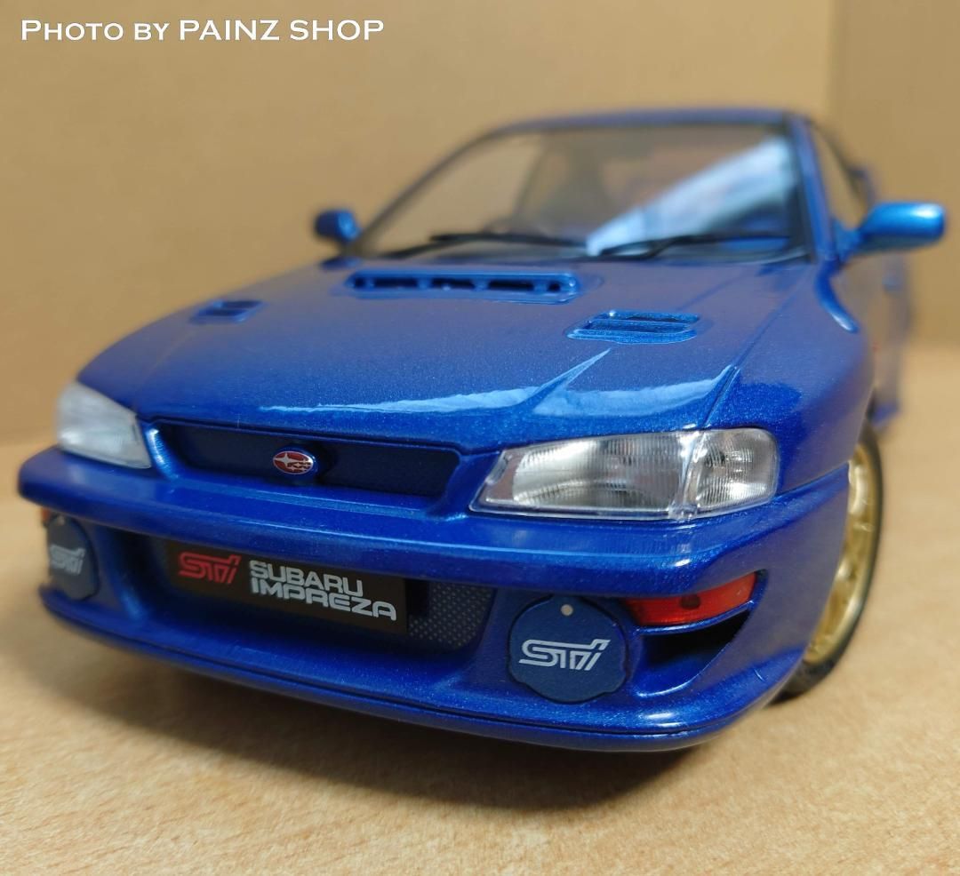 1/18 スバル インプレッサ 22B 1998 ブルー ソリド製 - メルカリ