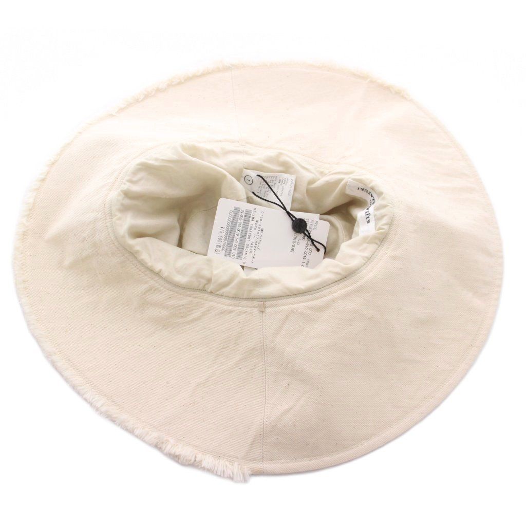 バケットハット つば広