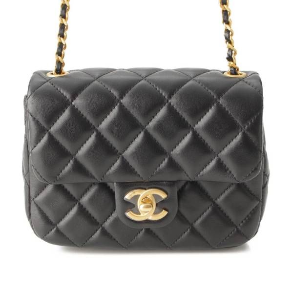 シャネル】Chanel 22K ミニマトラッセ シングルフラップ ココ