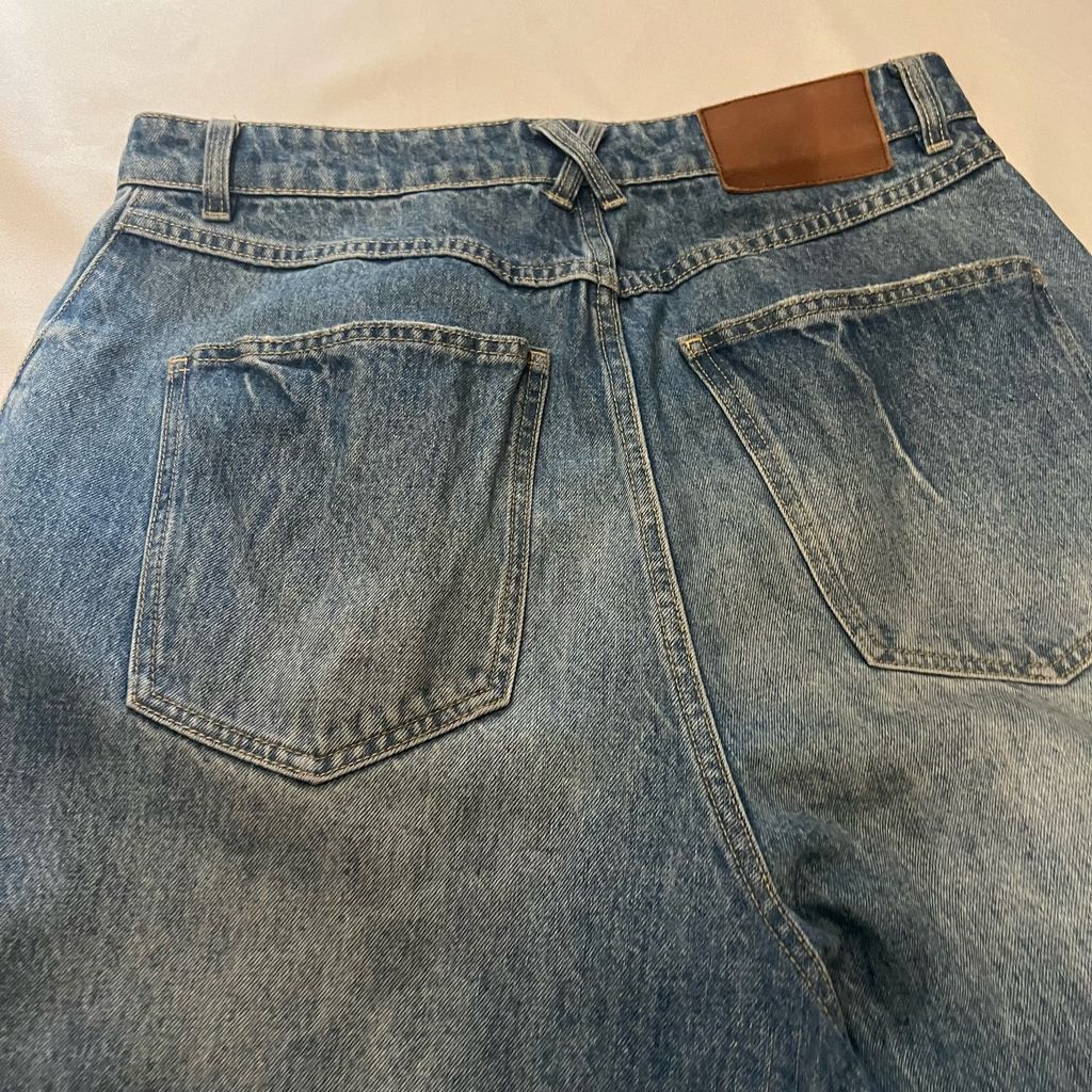 即購入⭕️ fax copy express 古い型 ワイドデニム Lサイズ Fax Copy Express * - 【残りわずか】Vintage Washed Straight