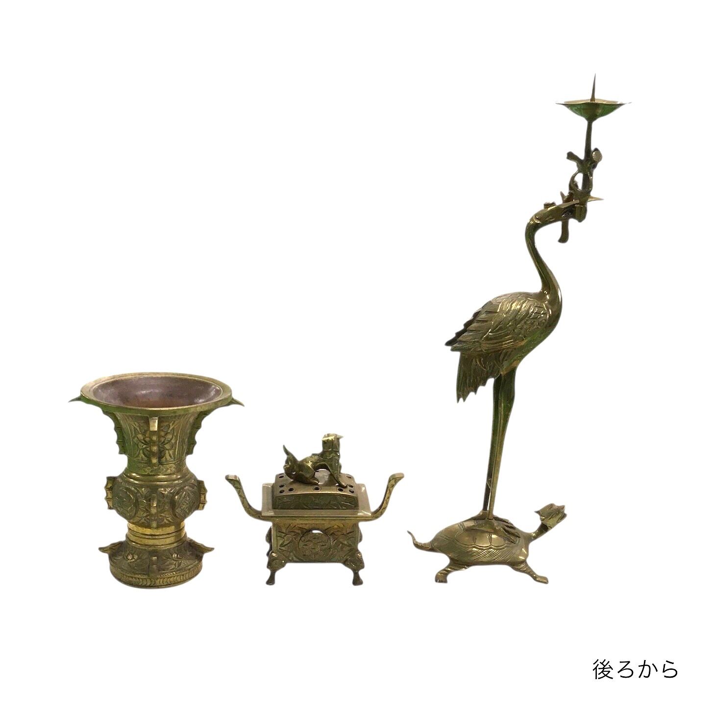 鶴亀燭台