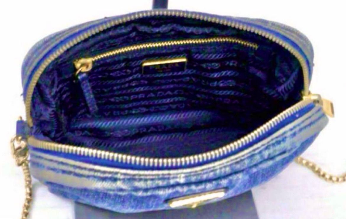 ◇PRADA プラダ CANAPA カナパ クロスボディ チェーンストラップ