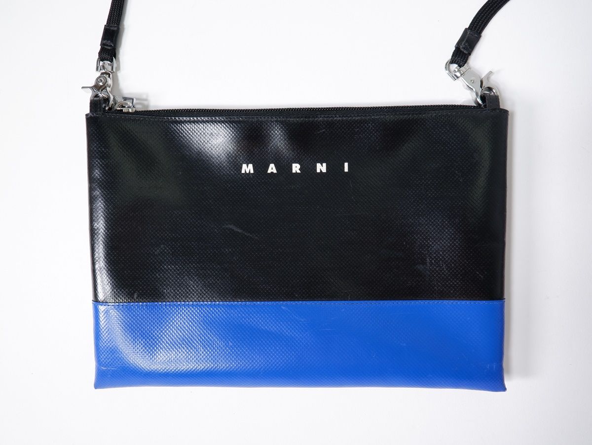 MARNIマルニ TRIBECA PVCショルダーバッグ3way ハンドクラッチバッグ - MBGA79035