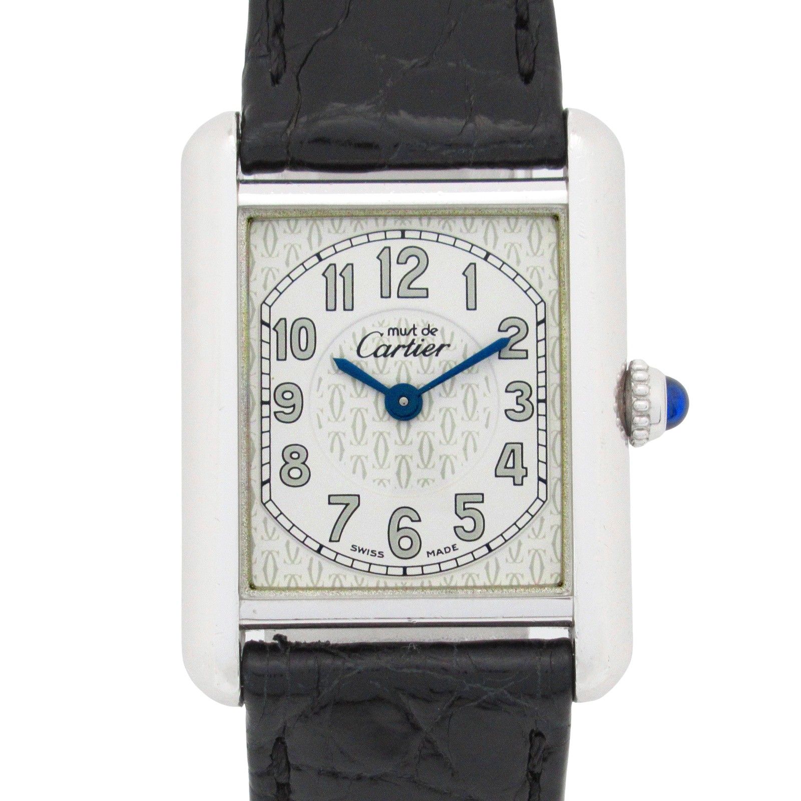 カルティエ CARTIER 腕時計 マストタンク ヴェルメイユ SM W1014254 ホワイト シルバー925 マストタンク ヴェルメイユ SM レディース Used A