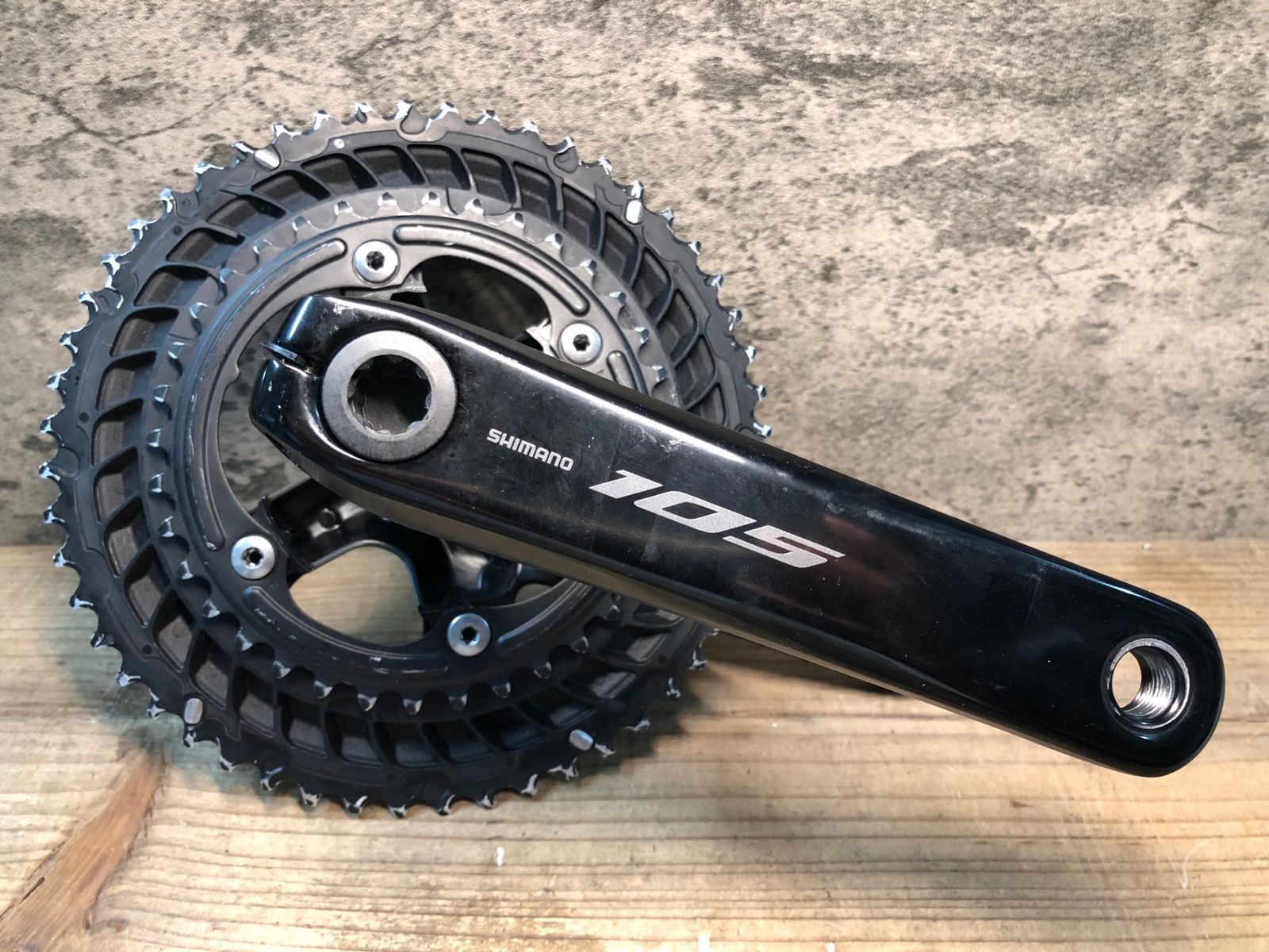 パーツ Shimano 105 FC-R7100 160mm Shimano 105 FC-R7100 12-Speed Crankset [IFCR7100CX04]