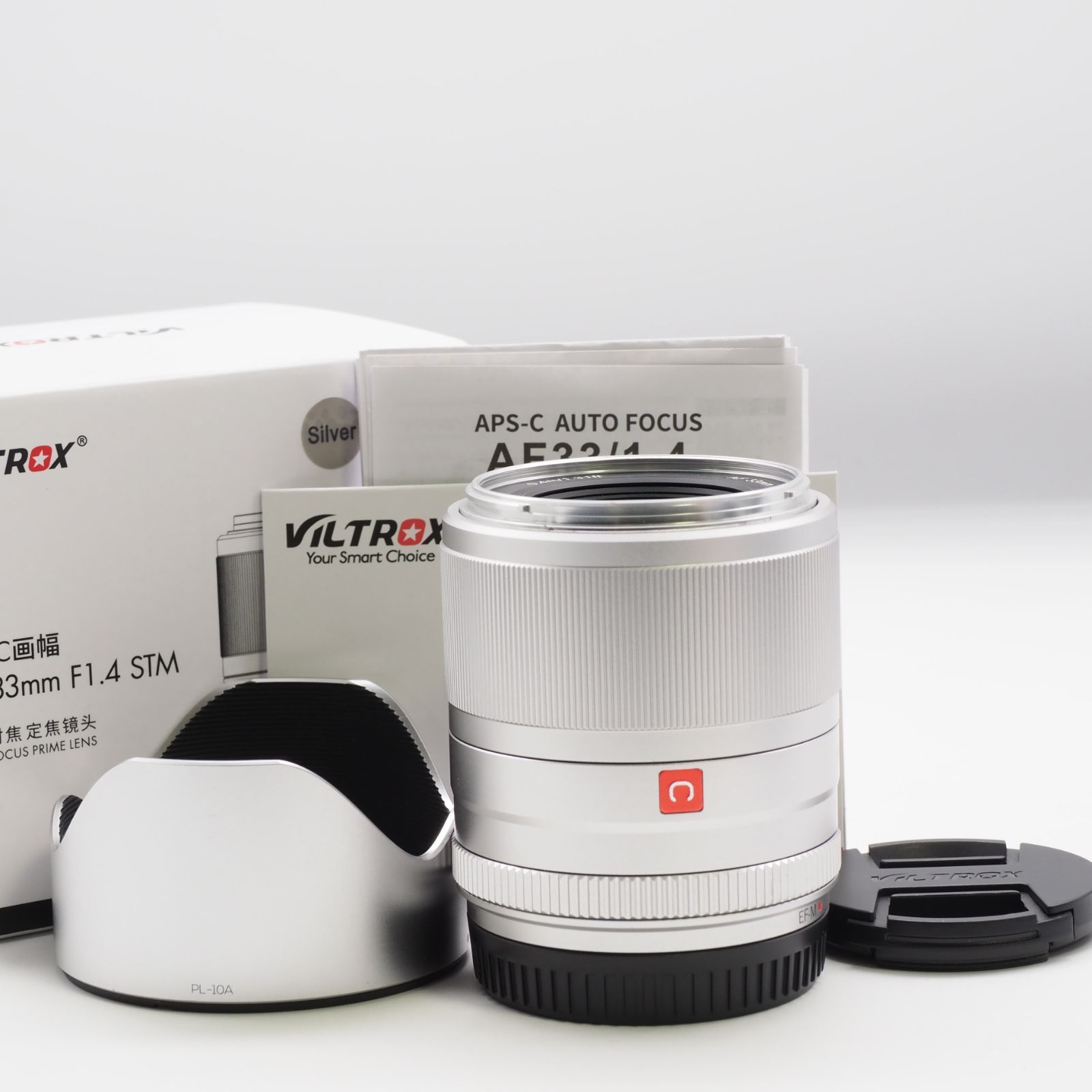 VILTROX 33mm F1.4 STM APS-C Canon EOS EF-Mマウントミラーレスカメラ用 シルバー #2738 - メルカリ