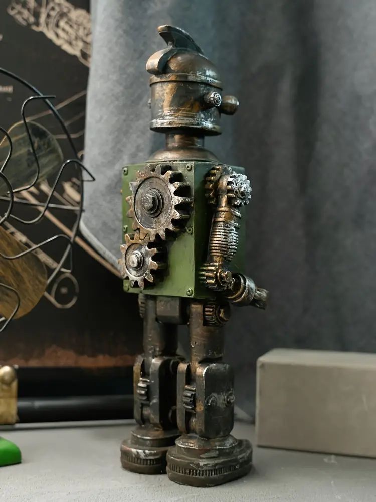 置物 オブジェ ロボット ヴィンテージ おしゃれ レトロ ブリキ