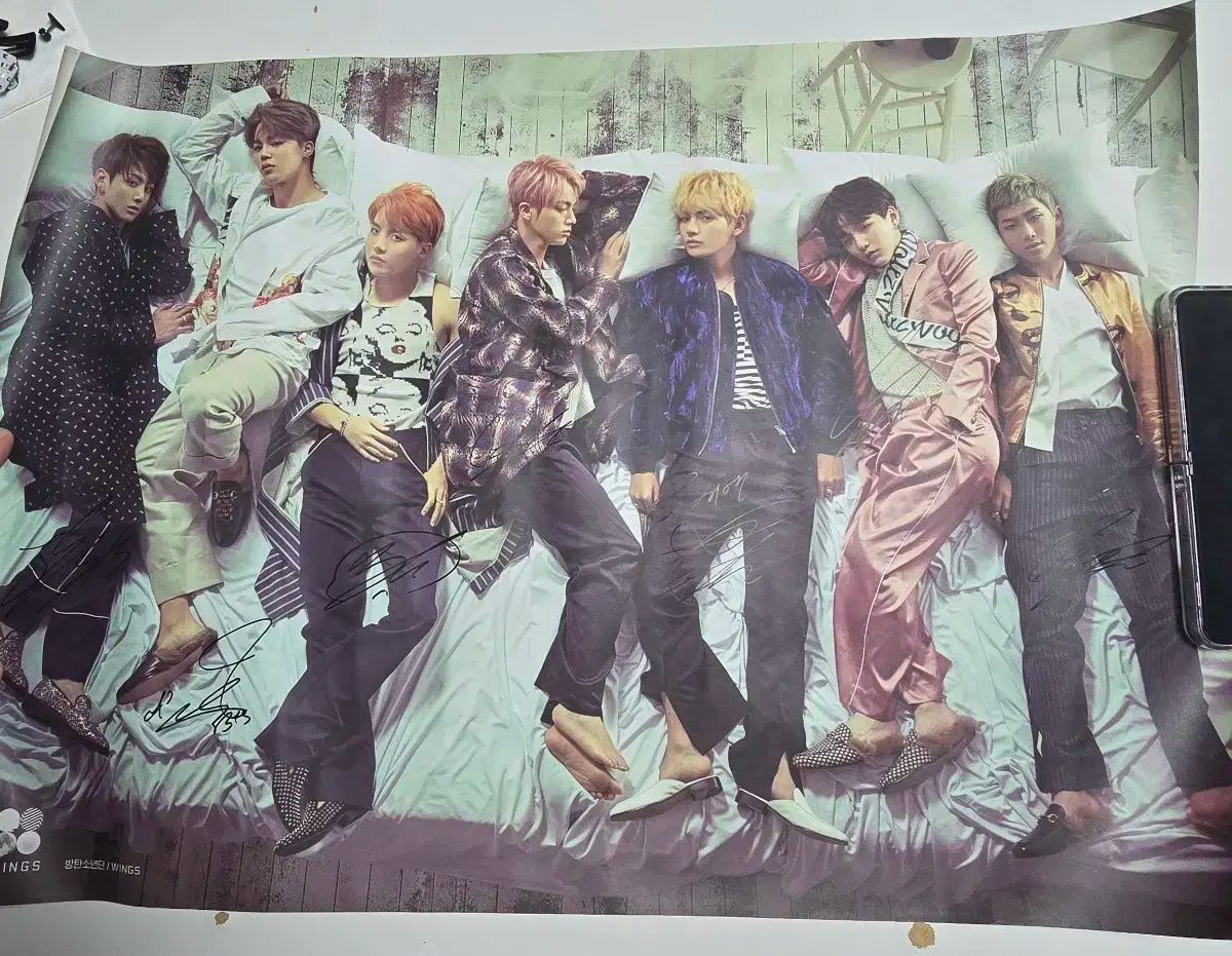 BTS(防弾少年団・バンタン) サイン ポスター