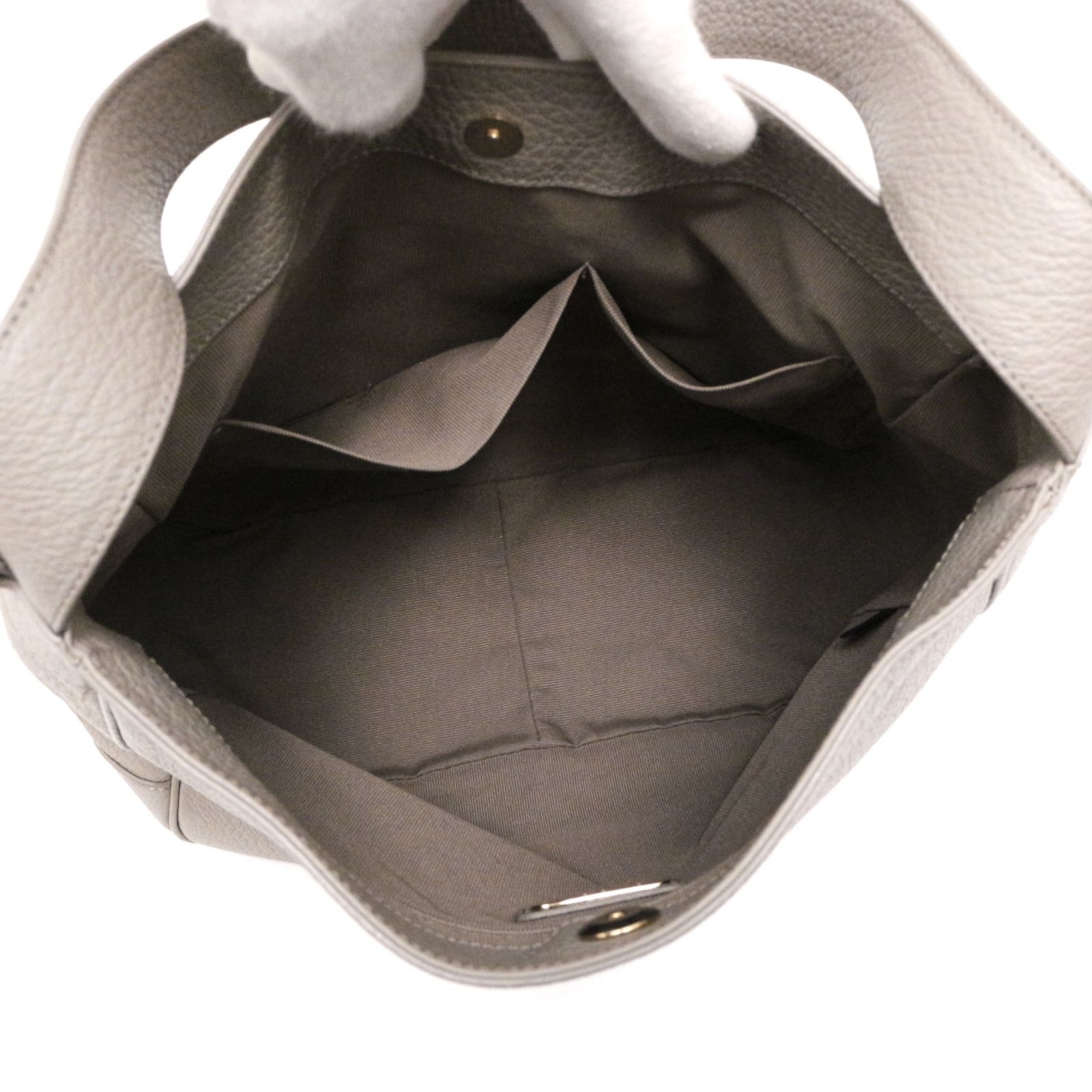 フルラ ワンショルダーバッグ ハンドバッグ シボ ラウンドシェイプ  