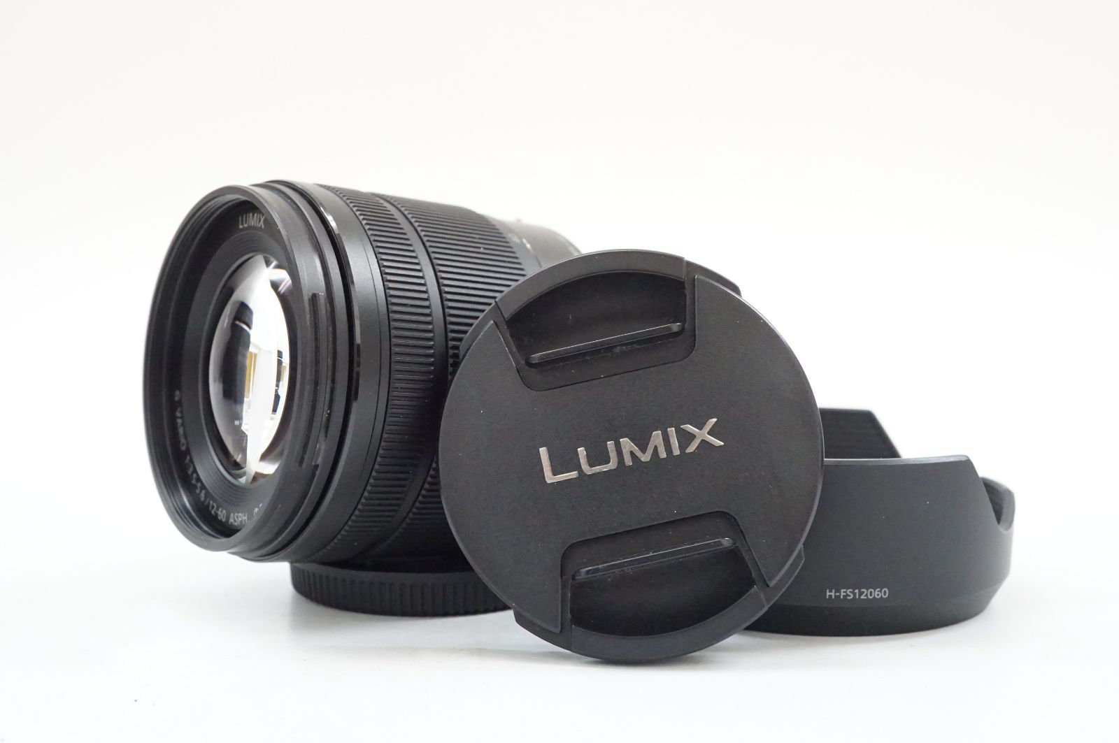 L291759-2 Panasonic パナソニック LUMIX ルミックス G VARIO 12-60mm F3.5-5.6 H-FS12060 フード 付き