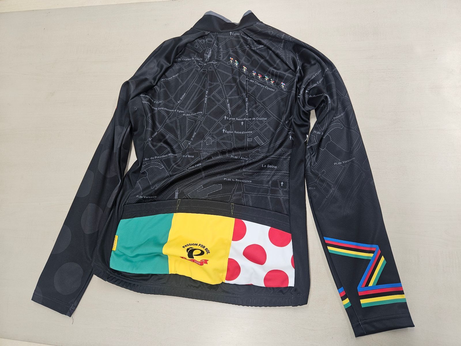 □ PEARL iZUMi size:L パールイズミ サイクルウェア ジャケット 裏