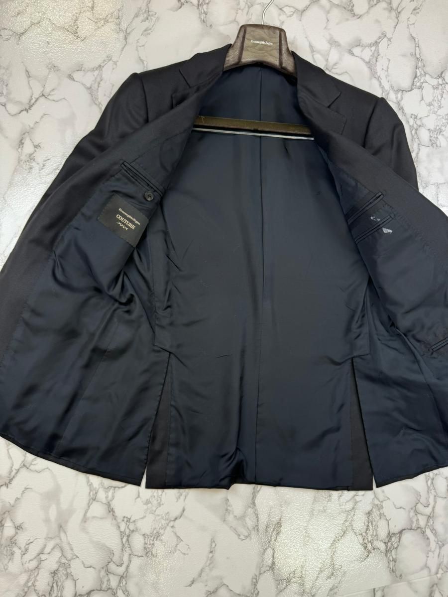 専用ページ【中古】 Ermenegildo Zegna （エルメネジルドゼニア）　ゼニア ｽｰﾂ メンズ衣類 スーツ　セットアップ ブラック クチュール フォーマル COUTURE Black