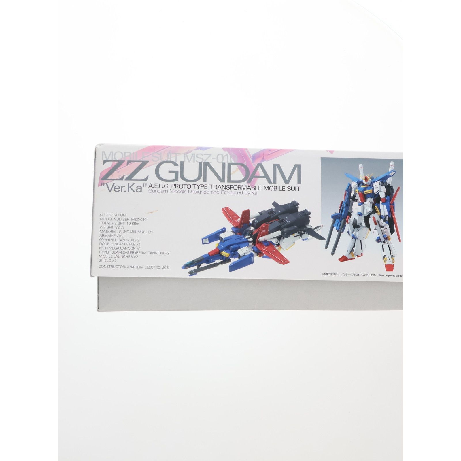 MG 1/100 MSZ-010 ダブルゼータガンダム Ver.Ka 機動戦士ガンダムZZ
