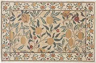 川島織物セルコン Morris Design studio モリスデザインスタジオ マット フルーツ イエロー 60×92cm FH1706A ベルギー製
