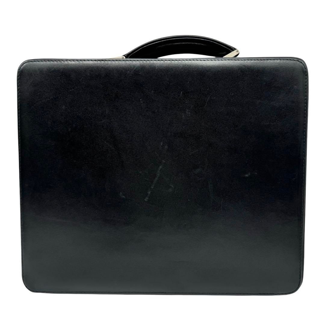 MONTBLANC ブラックビジネスバッグ2WAY レザーA4収納可能