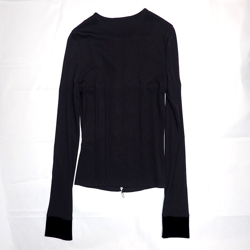 FOXEY NEWYORK ノーカラー ジップアップ トップス[b43-31］ FOXEY NEWYORK ノーカラー ジップアップ トップス[b43-31