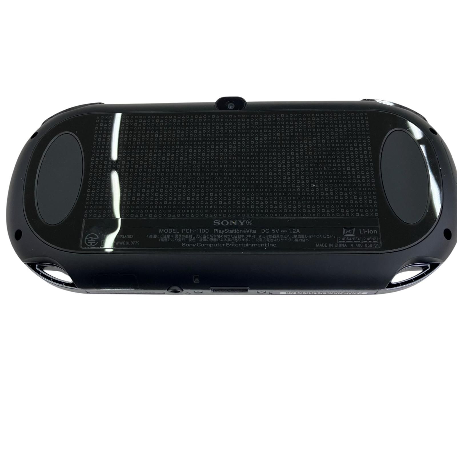  186000 SONY ソニー PlayStation Vita 3 D Wi-Fiモデル PCH-1100 クリスタル ブラック 本体 PS Vita(ヴィータ)