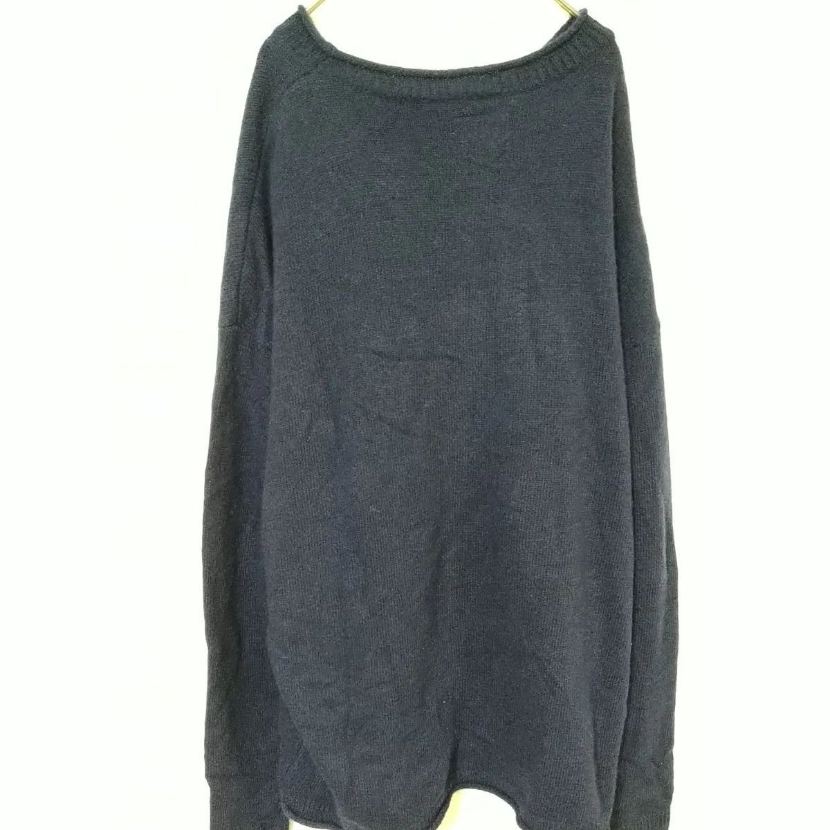 横浜ベイスターズ　ウールセーター　メンズXL　ネイビー色　ウール　ユニセックス 横浜ベイスターズ ウールセーター メンズXL ネイビー色 ウール ユニ