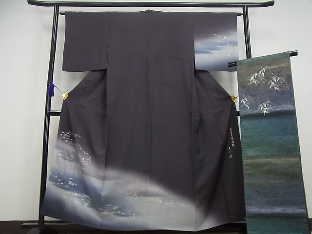 平和屋1□極上 金彩友禅 卓越技能者・名工・和田光正 訪問着・袋帯