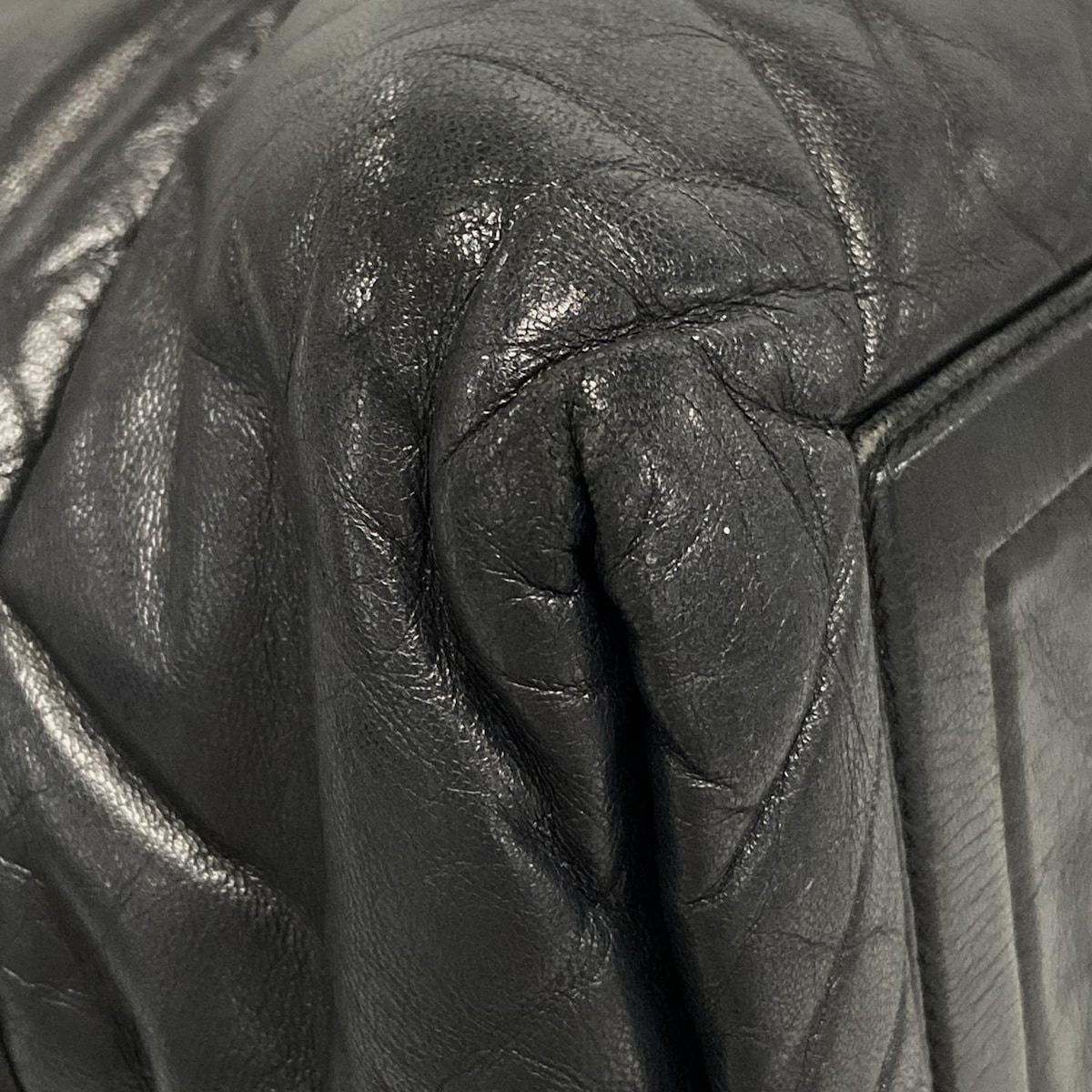 CHANEL(シャネル) トートバッグ コココクーンMM 黒 シルバー金具