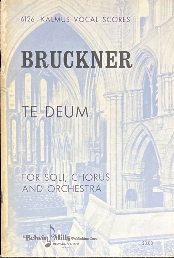 ブルックナー テ・デウム (声楽+ピアノ)輸入楽譜 Bruckner Te Deum 洋書