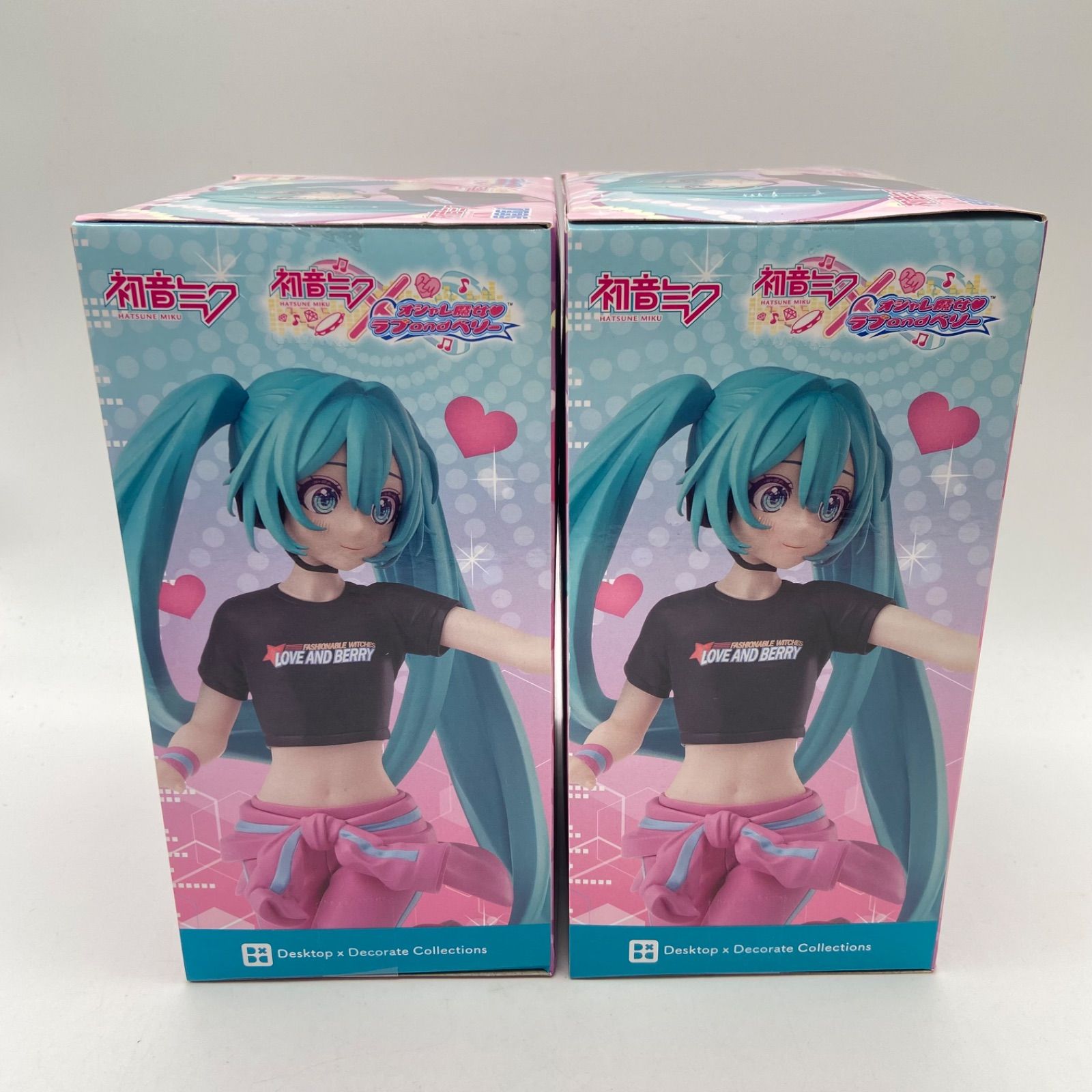 26個 初音ラブ＆ベリー メタファー等 未開封プライズフィギュア まとめ売り 未開封 初音ミク×オシャレ魔女ラブandベリー 3点セット Desktop