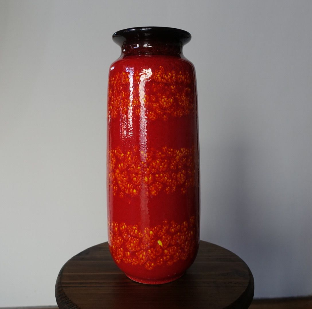 ビンテージ 西ドイツ 花瓶 フラワーベース fatlava 60s 70s