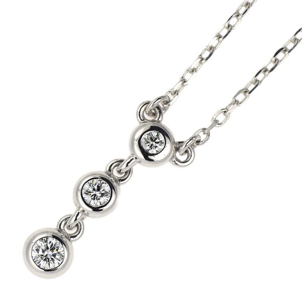 ミキモト　リース　ダイヤモンドペンダント 楽天市場】（新品仕上げ済）ミキモト MIKIMOTO スリー ループ
