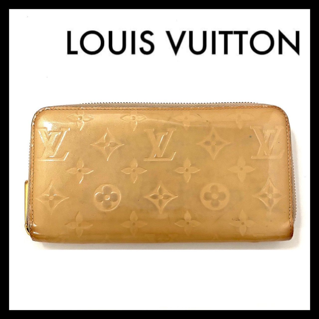 M【LOUIS VUITTON】ジッピーウォレット モノグラム ヴェルニ