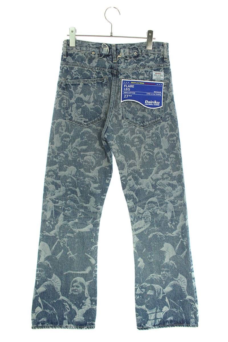 ダイリク 23SS Woodstock Flare Denim Pants 23SS D-5 ウッド