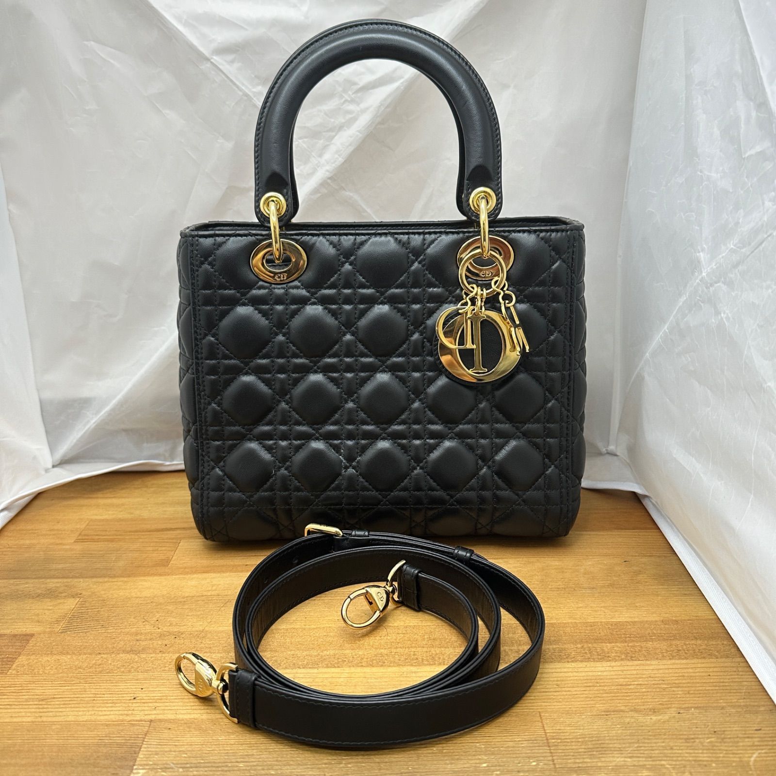 Christian Dior ディオール レディディオール 2WAYバッグ Christian Dior ディオール レディディオール 2WAYバッグ