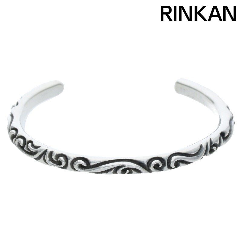 クロムハーツ BANGLE SCROLL|スクロールバンド シルバーブレスレット メンズ