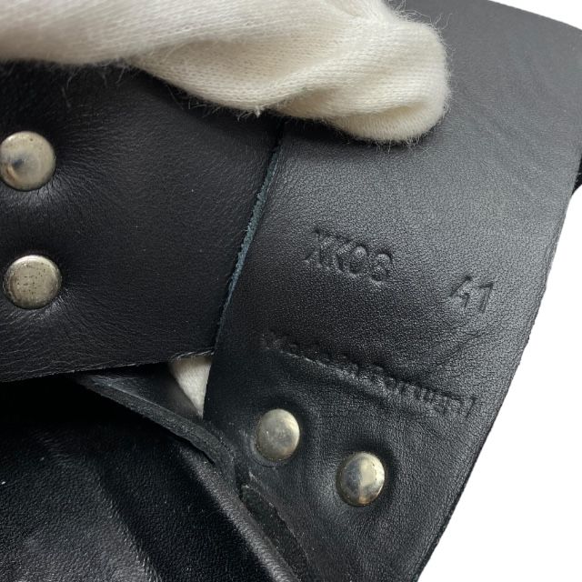  ピエールアルディ クロスライド XK 08 サンダル クロスベルト 厚底 レザー ブラック サイズ 41 26 cm PIERRE HARDY その他 靴