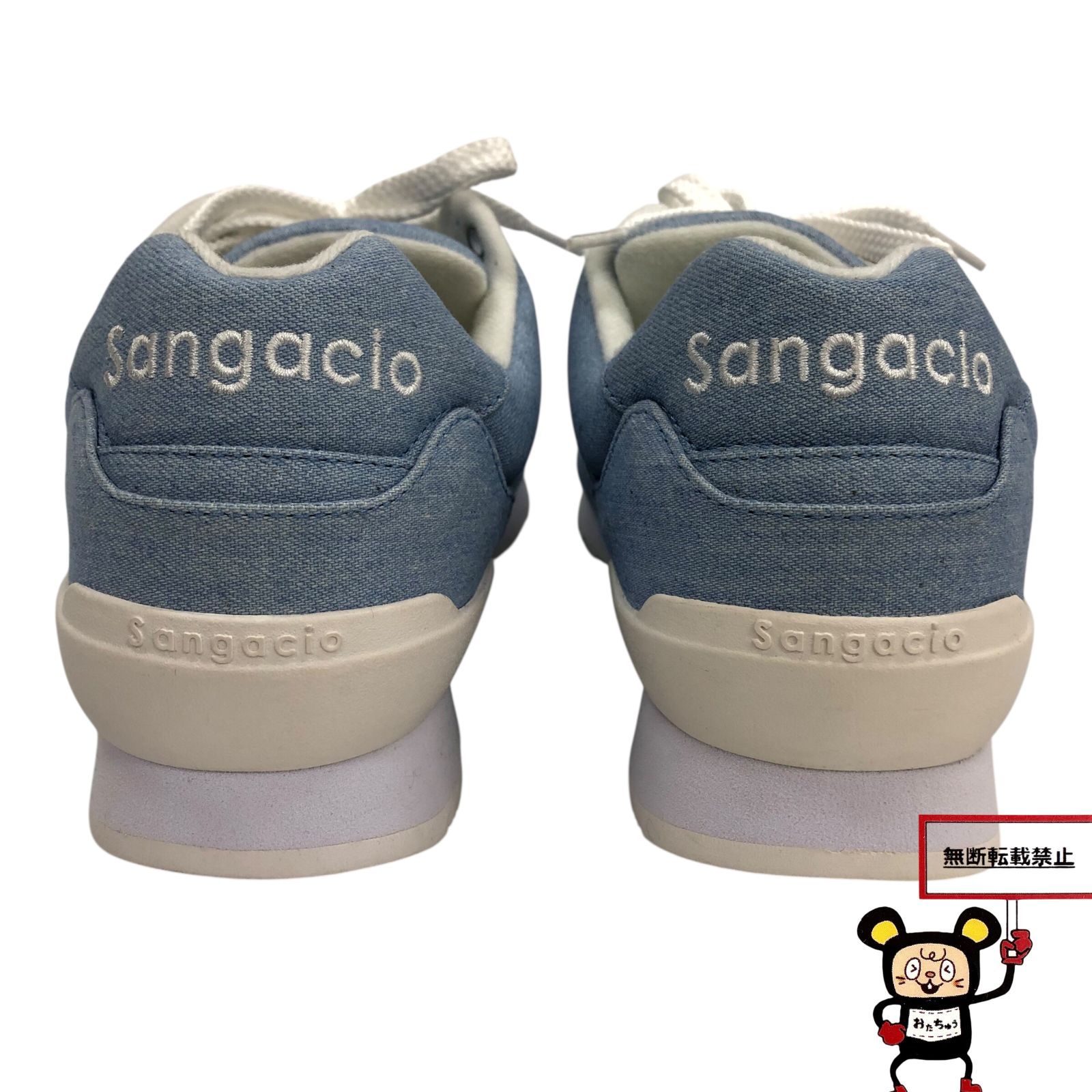 77.via SANGACIO サンガッチョ にゅ〜ず DENIM SKY BLUE【店舗