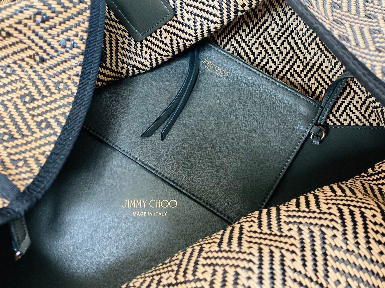 JIMMYCHOO ジミーチュウ マリアンヌショッパー ラフィア