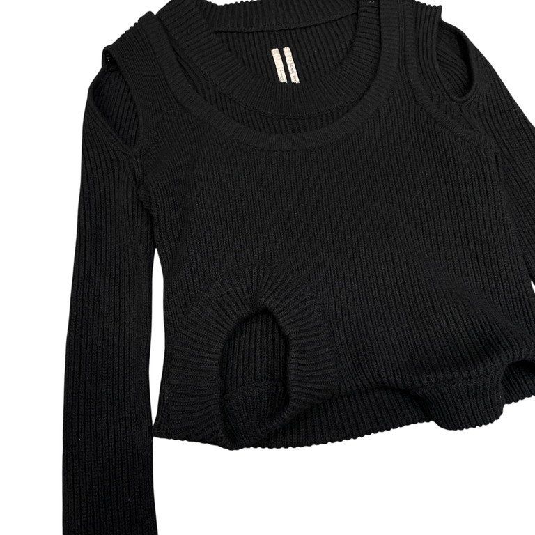 Rick Owens 21AW BANANA DECONSTRUCTED SWEATER カシミヤウール変形 
